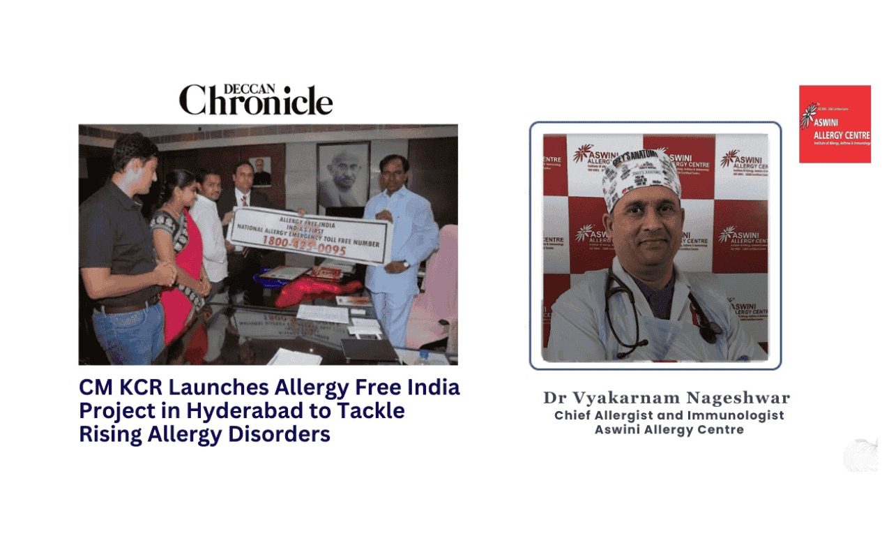 CM KCR Launches Allergy Free India Project in Hyderabad to Tackle Rising Allergy Disorders