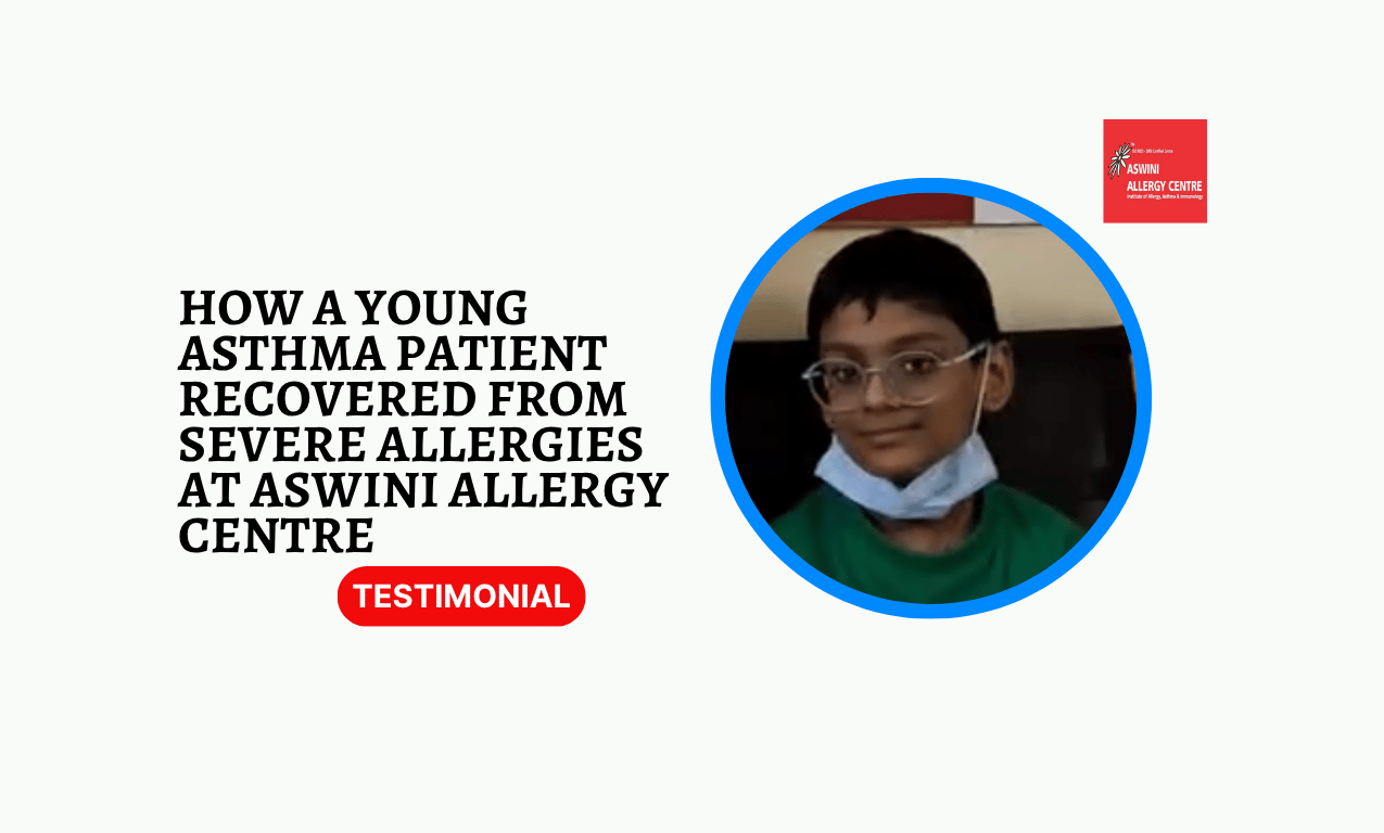 Learn how detailed allergy evaluation and trigger identification helped a child overcome recurring asthma attacks and return to sports. Insights by Dr. Vyakarnam Nageshwar at Aswini Allergy Centre.
